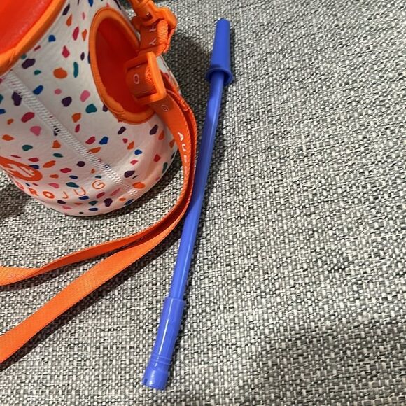 Like new Hydrojug water bottle - orange with carrying sleeve and straw - Picture 3 of 7